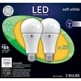 thumbnail image 2 of General Electric 65762 2PK WHT 2 Pack 12W Soft White A21 Shape LED Light Bulb, 2 of 2