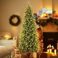 thumbnail image 6 of Alupssuc 5.5 ft Artificial Hinged Christmas Tree, Multi-Color LED Changing RGB Lights, Full PE & PVC Branch Tips，Remote Control Included, Ideal for Holiday Decorations, Parties, 6 of 6