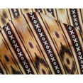 thumbnail image 4 of oneOone Soie Tabby Rayure & Tissu Imprimé Géométrique Ikat 1 Yard 42 Inch Wide, 4 of 4