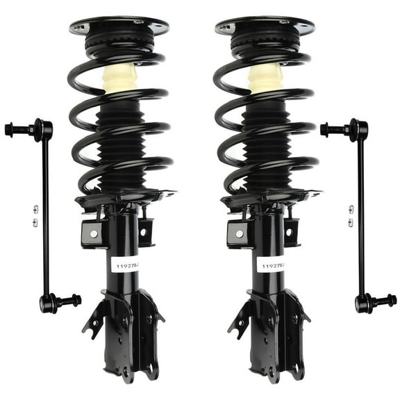 cciyu Complete Strut for 2013-2018 for Ford Fusion Includes Complete Strut Assembly Stabilizer Bar Link Kit