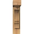 thumbnail image 2 of Ekena Millwork 5 1/2"W x 20"D x 24"H Balboa Block Smooth Bracket w/ Offset Brace, Western Red Cedar, 2 of 25