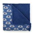 thumbnail image 4 of Micro Flannel Reverse to Sherpa Blanket, Full/Queen, Kiss Me Deer, 4 of 4