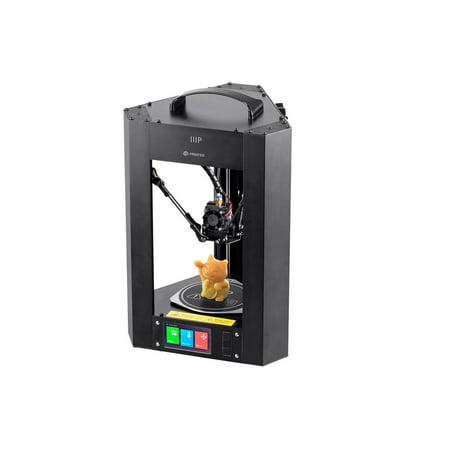 Monoprice Mini Delta 3D Printer With Heated (110 x 110 x 120 mm) Build Plate, Auto Calibration, Fully Assembled for ABS & PLA + Free MicroSD Card Preloaded With Printable 3D (Best Abs 3d Printer 2019)