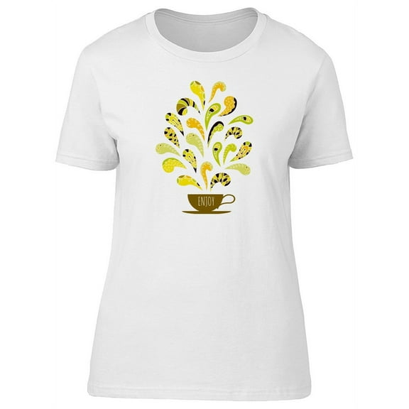 Cup Of Coffee Enjoy Tee Women's -Image by Shutterstock