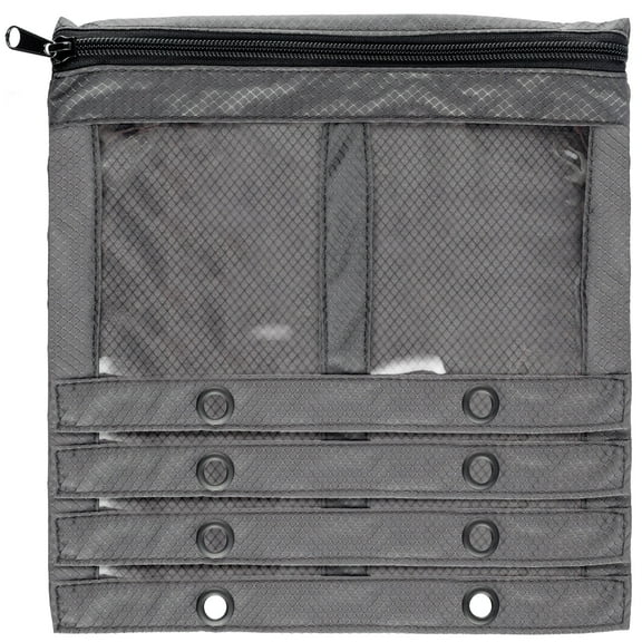 Reaction Tackle Deluxe Bait Binder - Salt Water Resistant Fishing Tackle Binder 4-Extra Sleeves- Double Pocket