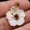 Tiger Eye, variant on 10pcs Natural Amethyst Stone Gems Flowers Reiki Heal White Shell Pendants-Amethyst