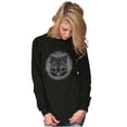 thumbnail image 4 of Spirit Wolf Pack Swirl Symbol Animal Plus Size Long Sleeve Graphic Tee Shirt Brisco Brands 2X, 4 of 5