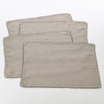 thumbnail image 3 of SARO 15062.TC1420B 14 x 20 in. Pomponin Rectangle Pompom Design Placemat - Terracotta  Set of 4, 3 of 5