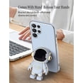 thumbnail image 5 of Compatible with Samsung Galaxy S23 Ultra Case Silicone TPU Plating, Samsung S23 Ultra Phone Case Cute Astronaut Pattern Cover with Stand for Women Girls (Blue), 5 of 7