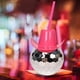 thumbnail image 3 of Copa en forma de bola 600ml Sombrero de vaquero Copas de bola para cerveza Jugo Whisky ( ) Rosa 1PCS, 3 of 7