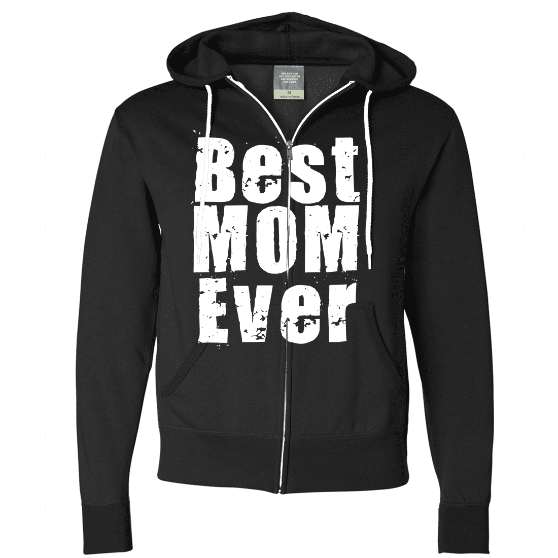 white zip up hoodie walmart