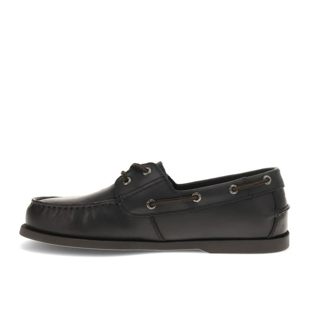 Zapatos DOCKERS Vargas Boat para hombre, piel negra, talla 9.5