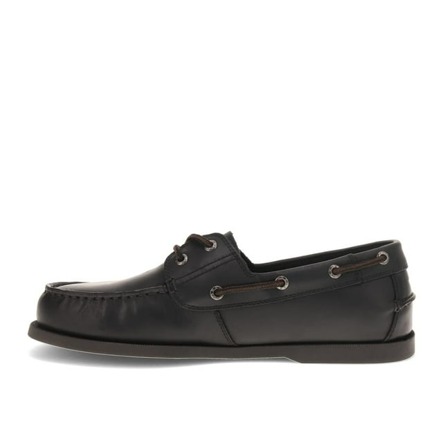 Zapatos DOCKERS Vargas Boat para hombre, piel negra, talla 9.5