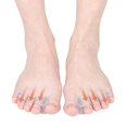 thumbnail image 2 of 1 par separador de dedos juanete Hallux Valgus ortesis correctores superpuestos, 2 of 4