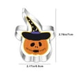 thumbnail image 3 of 5pcs Halloween Cookie Cutters, Small Stainless Steel Molds Cute Witch Pumpkin Broom Holiday Shapes for Halloween Party Decorations, 3 of 5