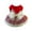 Red, variant on Pebbuoy Pet Dress Comfortable Fashionable Dog Princess Dress with Bow Decoration And Traction Ring Pet Supplies