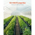 thumbnail image 2 of KFFKFF 10Mil Plastic Covering, 10 x 100 ft Basement Moisture Shield, Robust Horticultural Polyethylene Roll, Artist's Cover for Agricultural Plastic Provision Black, 2 of 9