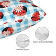 thumbnail image 3 of Balery Flowers and Lady Bugs Funda de Cojín Estampada, Regalos para Mujeres, Regalos de Amor para Ella, Regalos para Novia o Esposa, Funda de Almohada-14"x20", 3 of 6