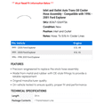 thumbnail image 2 of Inlet and Outlet Auto Trans Oil Cooler Hose Assembly - Compatible with 1996 - 2001 Ford Explorer 1997 1998 1999 2000, 2 of 2