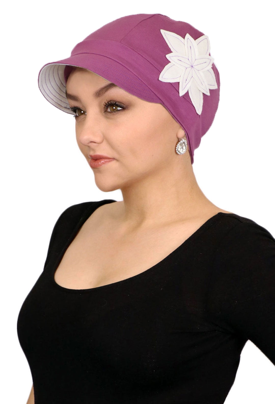 Chemo Hats for Women Cancer Headwear Headcoverings Soft Cotton Cute ...