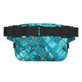thumbnail image 3 of Easygdp Square Glass Mosaic Fanny Packs para Mujeres y Hombres, Bolsa de Cinturón, Bolsos de Cruz para Trabajo/Correr/Senderismo, 3 of 9