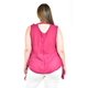 thumbnail image 3 of Blusa sin manga estilo chaleco Roman Fashion / Tallas Extras, 4053 (Magenta) fucsia oscuro 40, 3 of 5