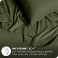 thumbnail image 2 of Ivy Union Microfiber Sheet Set - 4-Pieces - Breathable - Deep Pocket, Queen, Cypress, 2 of 6