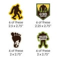 thumbnail image 2 of Big Dot of Happiness Sasquatch Crossing - DIY Shaped Bigfoot Party or Birthday Party Cut-Outs - 24 Count, 2 of 5