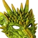 thumbnail image 3 of Máscara de Dragón Zulema Verde Cubierta de Cabeza de Dragón, 3 of 5