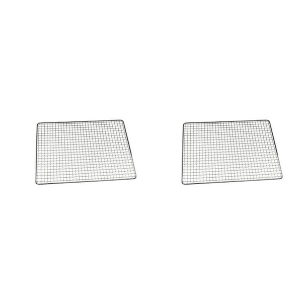 Rejilla de Barbacoa Cateissary Acero Inoxidable Rectangular Antioxidante