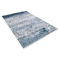 thumbnail image 2 of PavlovskiPosad Blue Modern Polyester Area Rugs for Living Room Washable Rugs Boho Moroccan Area Rug Soft Geometric Bohemian Distressed Indoor Rug for Bedroom Dining Room Office Foldable Nonslip Rug, 2 of 9