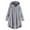 Gray, variant on Women's Long Sleeve Plush Hoodie Coat Solid Fuzzy Fleece Open Front Hooded Cardigans Jacket Coats Outwear with Pocket,S-5XL