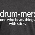 thumbnail image 3 of CafePress - Funny Drummer Definition Dark T Shirt - Men's Classic Graphic Cotton T-Shirt, 3 of 4