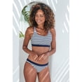 thumbnail image 2 of LASCANA Women's Contrast Classic Bikini Swimsuit Bottom Contrast Trim, 2 of 5