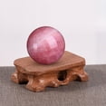thumbnail image 2 of Milaget Wooden Display Stand Support Sphere Holder for Crystals Gemstones Rocks S S, 2 of 8