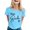 Light Blue, variant on Women's Team Bride Graphic Print Tee – Versatile Crew Neck Wedding Top in Sizes S-XXXL, Cute Bachelorette Party Shirt for Summer Daily Wear