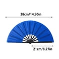 thumbnail image 3 of Boots On The Ground Hand Fan Foldable Country Line Dance Fan Portable Large Handheld Fan Dance Accessories For Outdoor Events And Dance Enthusiasts Birthday Banner for Women Teen Party Decorations, 3 of 4