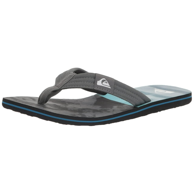 Quiksilver Sandales Molokai Layback pour Hommes, Noir 3, 6