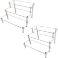 thumbnail image 1 of AZEAM Acrylic Riser, Display Stand Display Shelf Clear Display Riser Compatible with F Pops Figures Cupcake Food Desserts Holder (9 X 8 X 6 Inch) (2 Pcs), 1 of 7