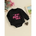thumbnail image 5 of FEORJGP Mommy and Me Matching Sweatshirts 0-2Y Toddler Letter Print Crew Neck Pullovers/Rompers Long Sleeve Tops Family Matching Clothes for Spring Fall, 5 of 9