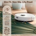 thumbnail image 6 of Design&I 3'x5' Ultra Soft Throw Mat, Round Symmetrical Circle Motif Intricate Framing Dining Table None Fluffy Washable Easy Care Indoor rug for Bedside Hallway, 6 of 7