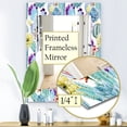 thumbnail image 4 of DESIGN ART Designart 'Blossoming Cactus With Tropical Flower' Bohemian and Eclectic Mirror - Vanity Printed Mirror 23.7 in. wide x 31.5 in. high, 4 of 5