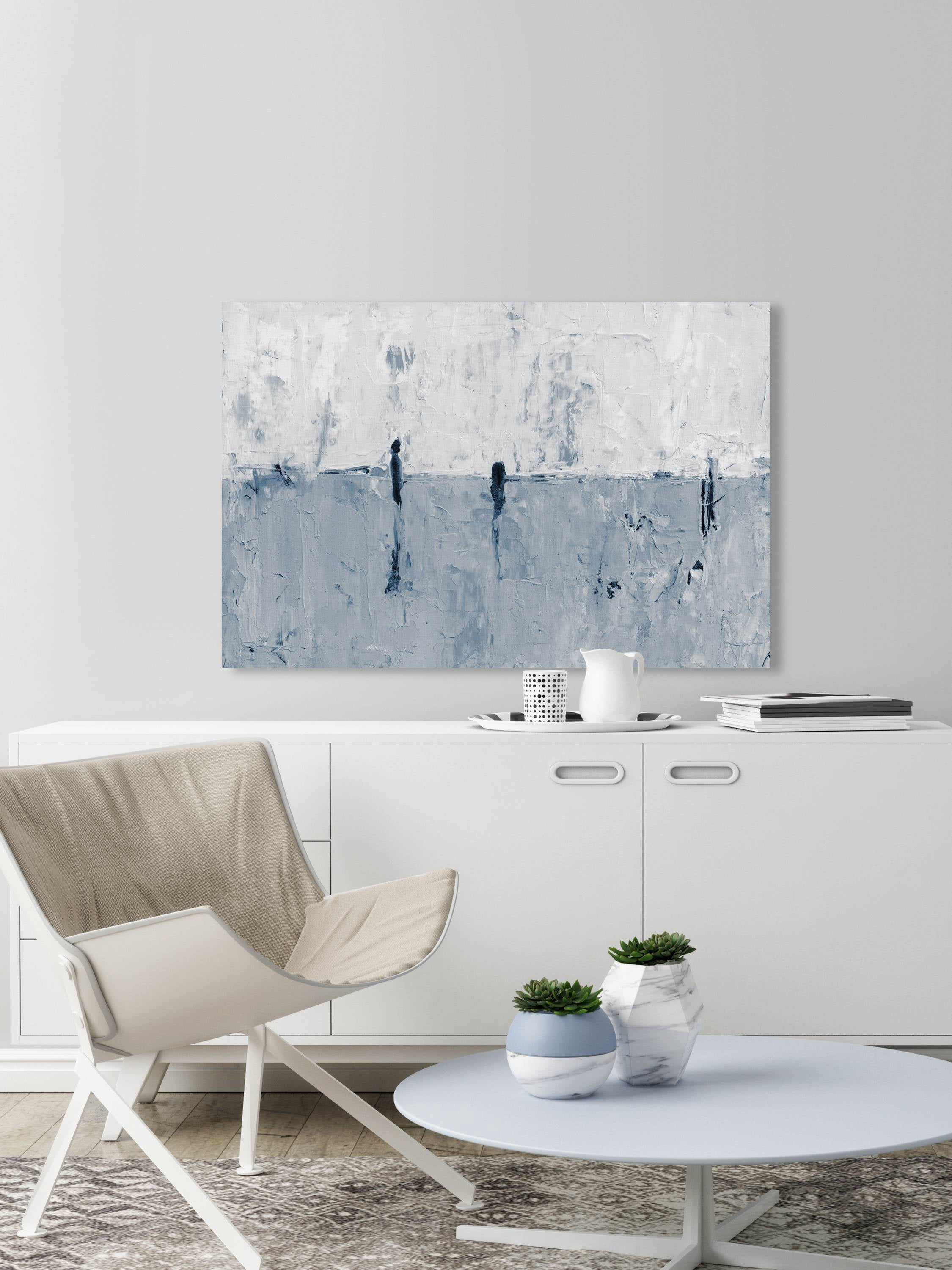 Marmont Hill Blue Horizon II Canvas Wall Art