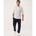 thumbnail image 6 of Real Essentials 3 Pack: Men's Tricot Active Athletic Casual Jogger Fleece Lined Sweatpants Pockets (Available in Big & Tall), 6 of 7
