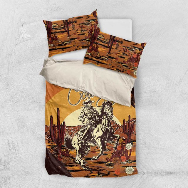 Cowboy Bedding Set Ride Em Cowboy DT05