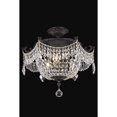 thumbnail image 1 of Elegant Lighting Esperanza 18" 3 Light Elements Crystal Flush Mount, 1 of 2