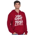 thumbnail image 5 of Same Game Higher Level Zip Up Hoodie Men's Women's Brisco Brands 3X, 5 of 6