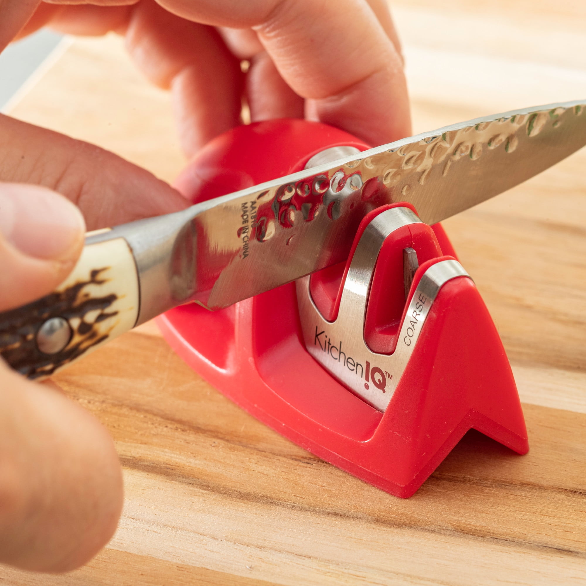 Smith's Housewares Edge Grip 2-Step Mini Knife Sharpener