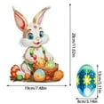 thumbnail image 3 of Decorative Tabletop Stand Up Plaque With Sparkling Rhinestones Easter Ornament For Home 10ml Christmas Bundle Decorations Statue Son Ornament Large Garden under 25 Garden Lot Statue Table Solar Fall, 3 of 4
