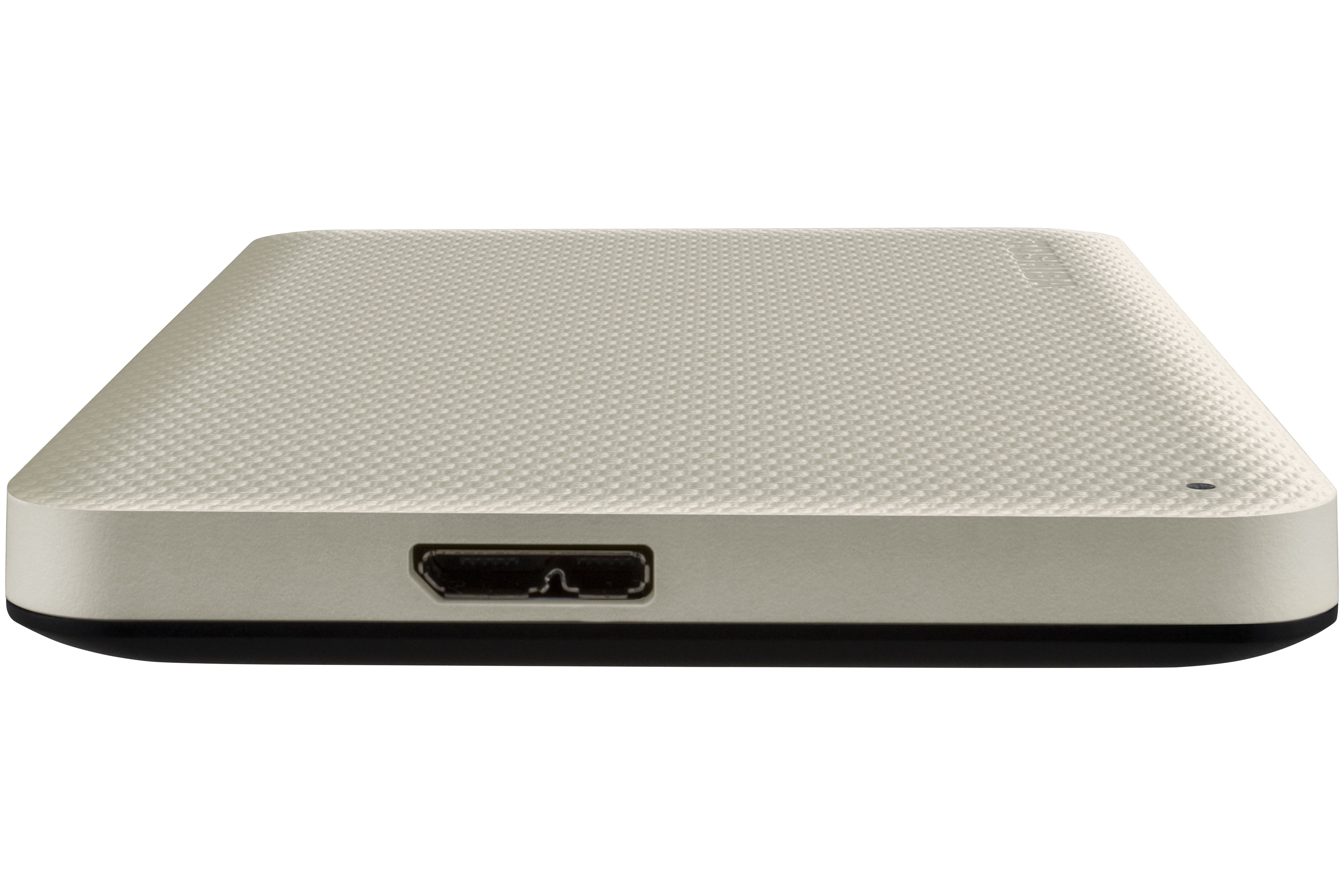 Toshiba CANVIO Advance Plus - Portable External Hard Drive 2TB USB 3.0 -  White (Includes both USB-A and USB-C Cables)